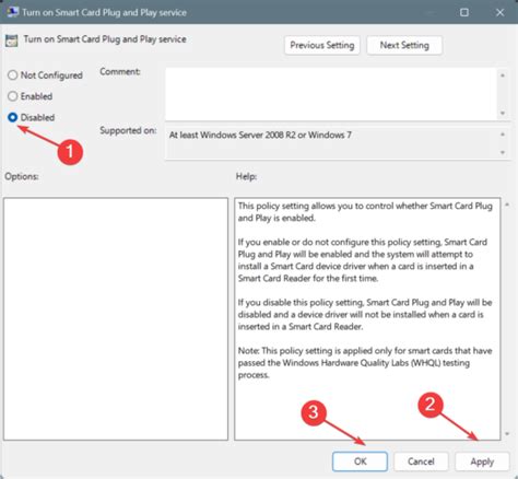 smart card disabled|windows security smart card disable.